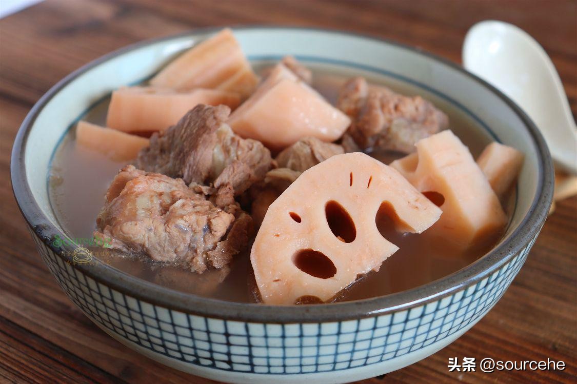 高压锅炖莲藕排骨汤的家常做法,砂锅炖莲藕海带排骨汤的做法