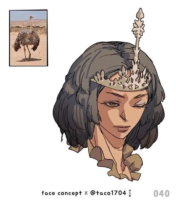 这组拟人头像作品脑洞太大了！就是那位硬核人体教程的画师