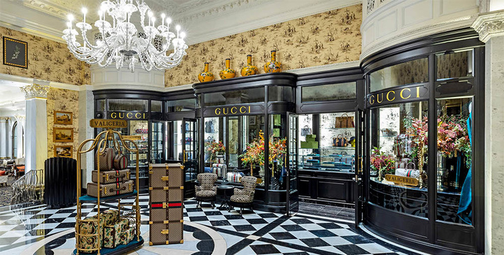 gucci与lv店铺区别,gucci开在无人区的店