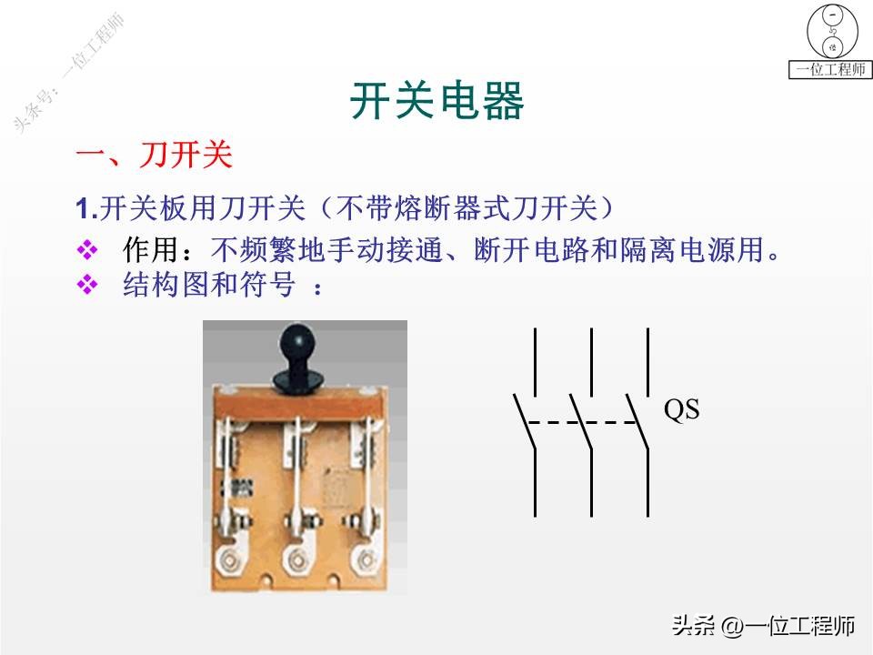 常见的低压电气元件与结构图,低压电气元件实物讲解