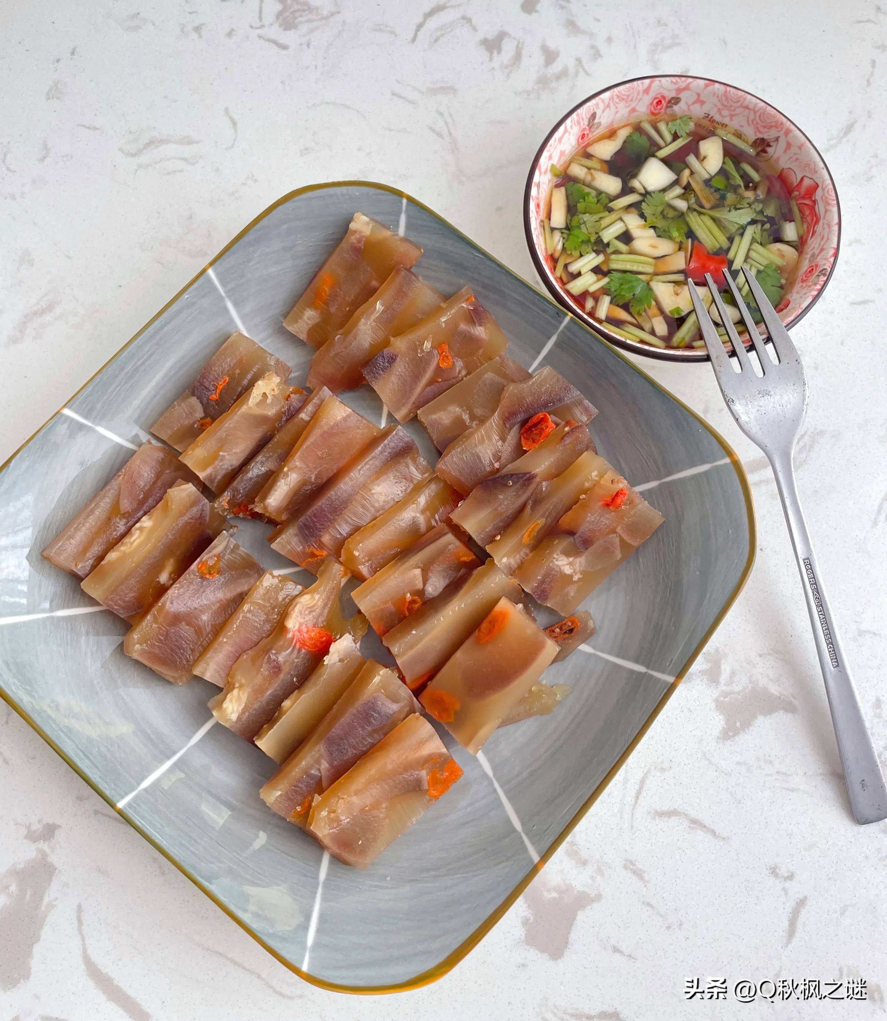 皮冻的q弹,牛皮冻正宗做法