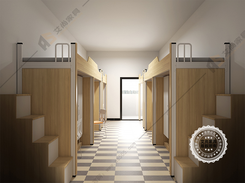 艾尚家具学生公寓床厂家,艾尚铁床