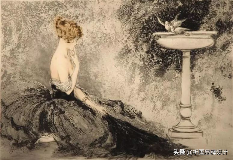 因为路边金发女郎而改变一生的油画家，他的人体油画定格18岁妻子