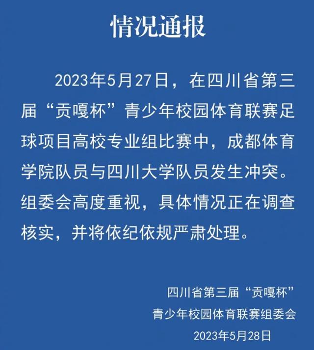 成都体院殴打四川大学事件后续,川大学生被打后续