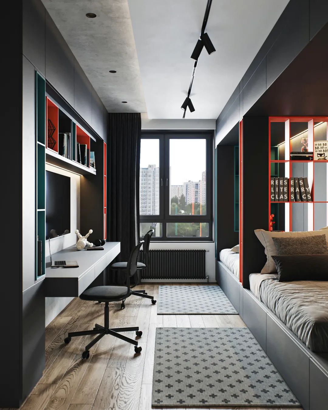 极简风格墨绿,极简主义墨绿色