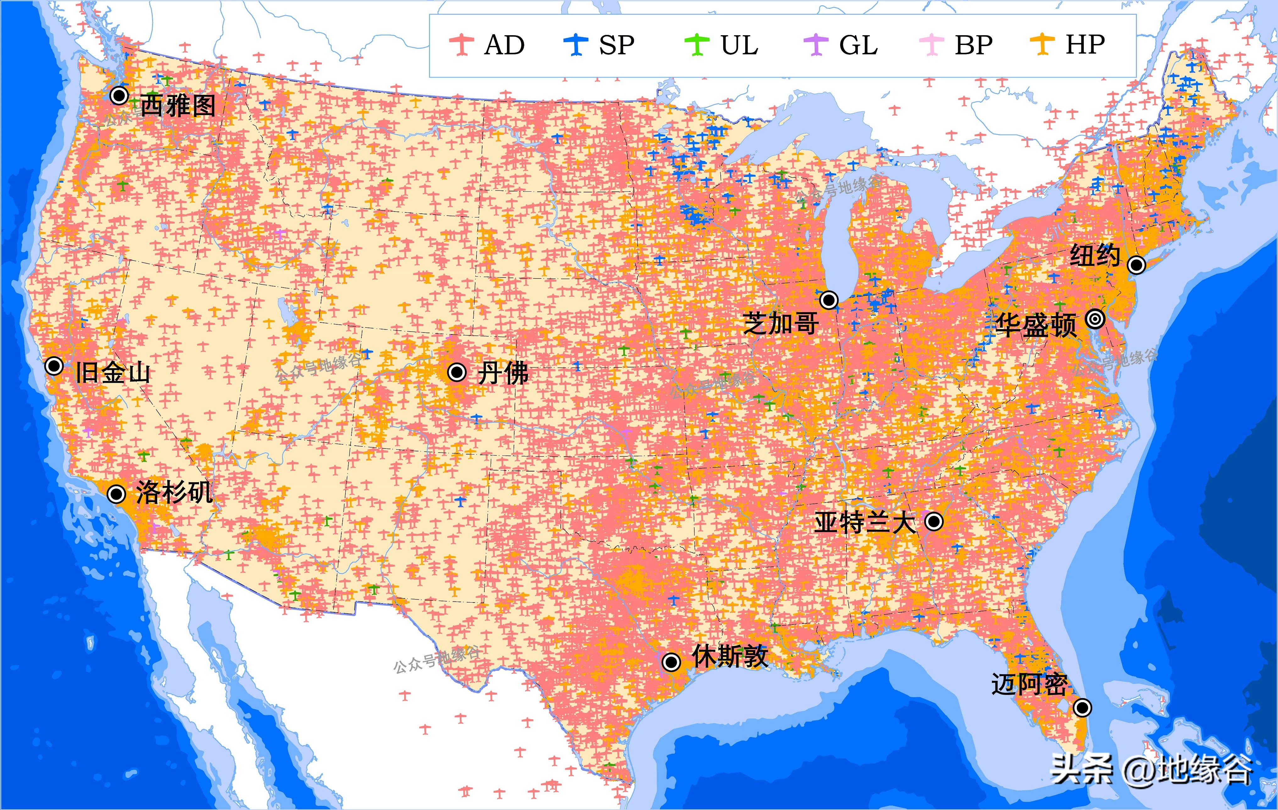 美国机场那么多飞机票贵吗,美国机场多的原因