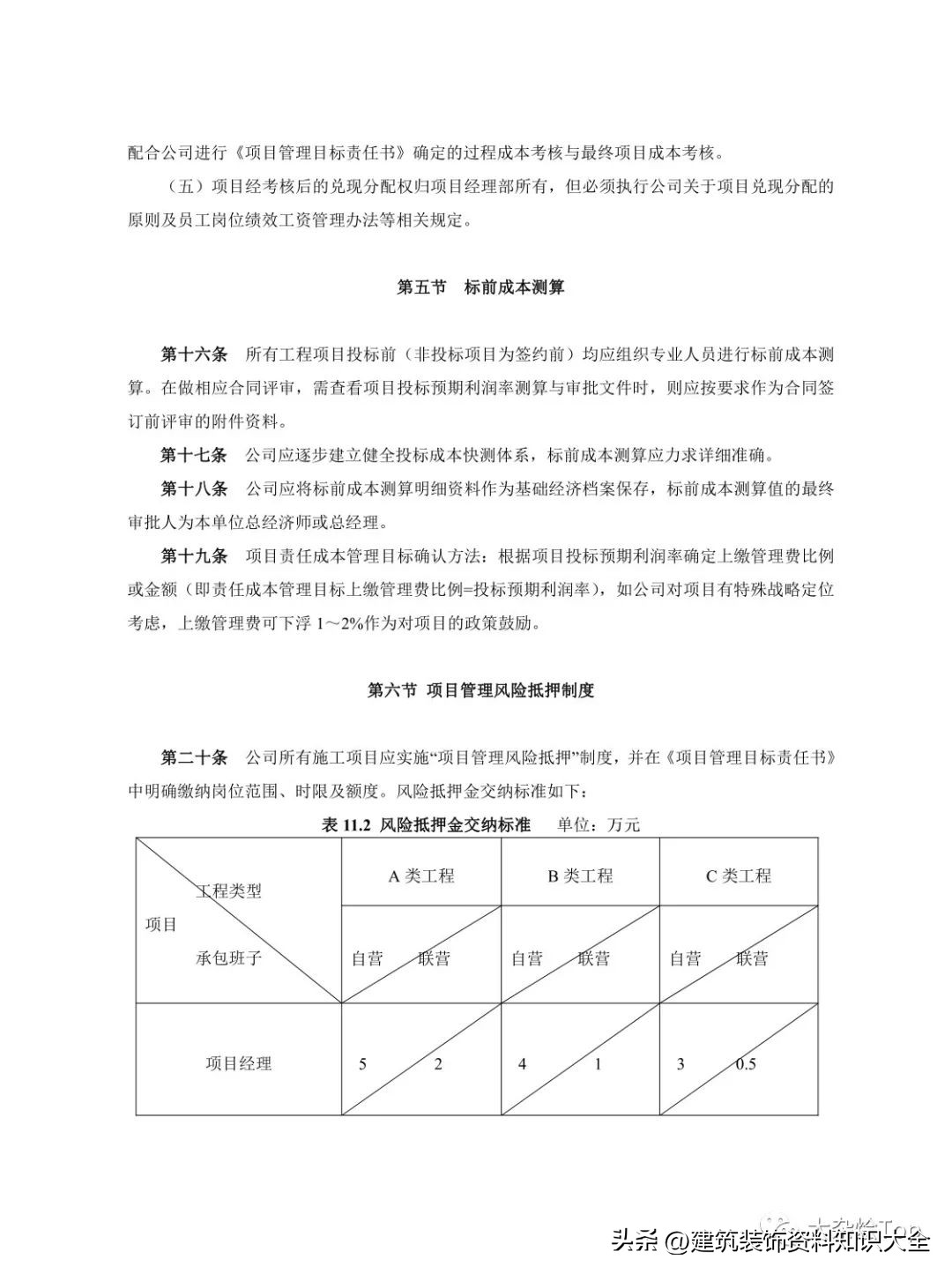 中建五局总承包公司成本管理办法,施工项目责任成本管理流程
