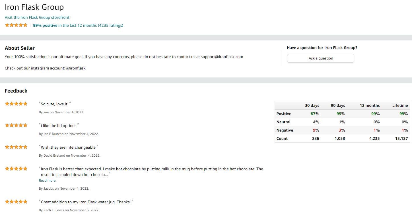 【每日一店052】经营保温杯,美国卖家月售500万美金