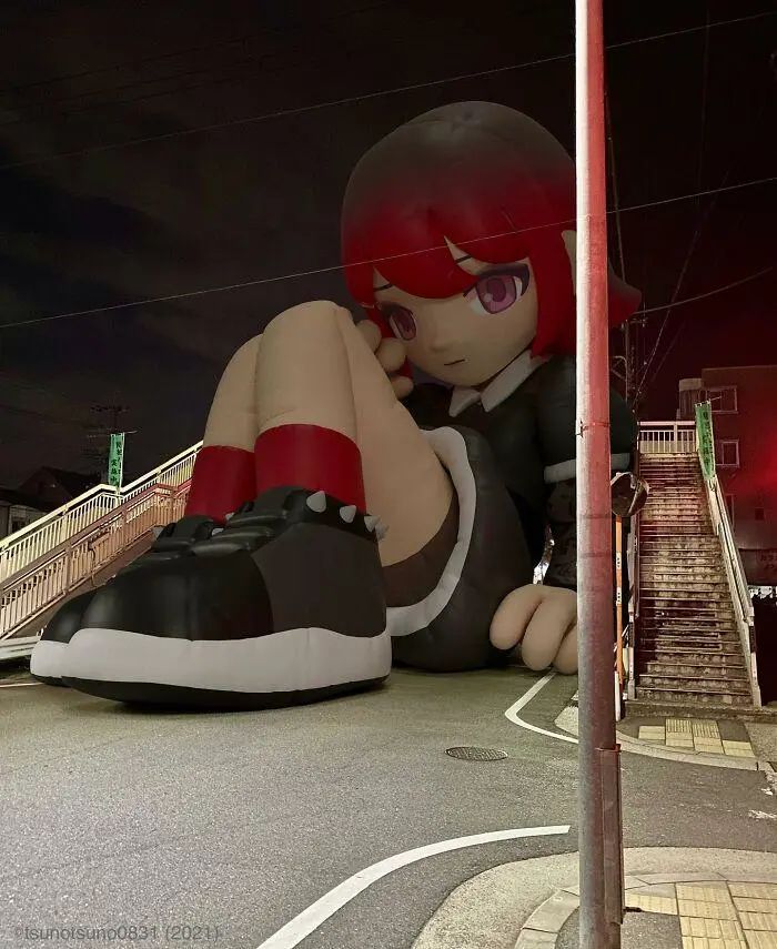 超逼真卡通人偶,充气卡通人形公仔