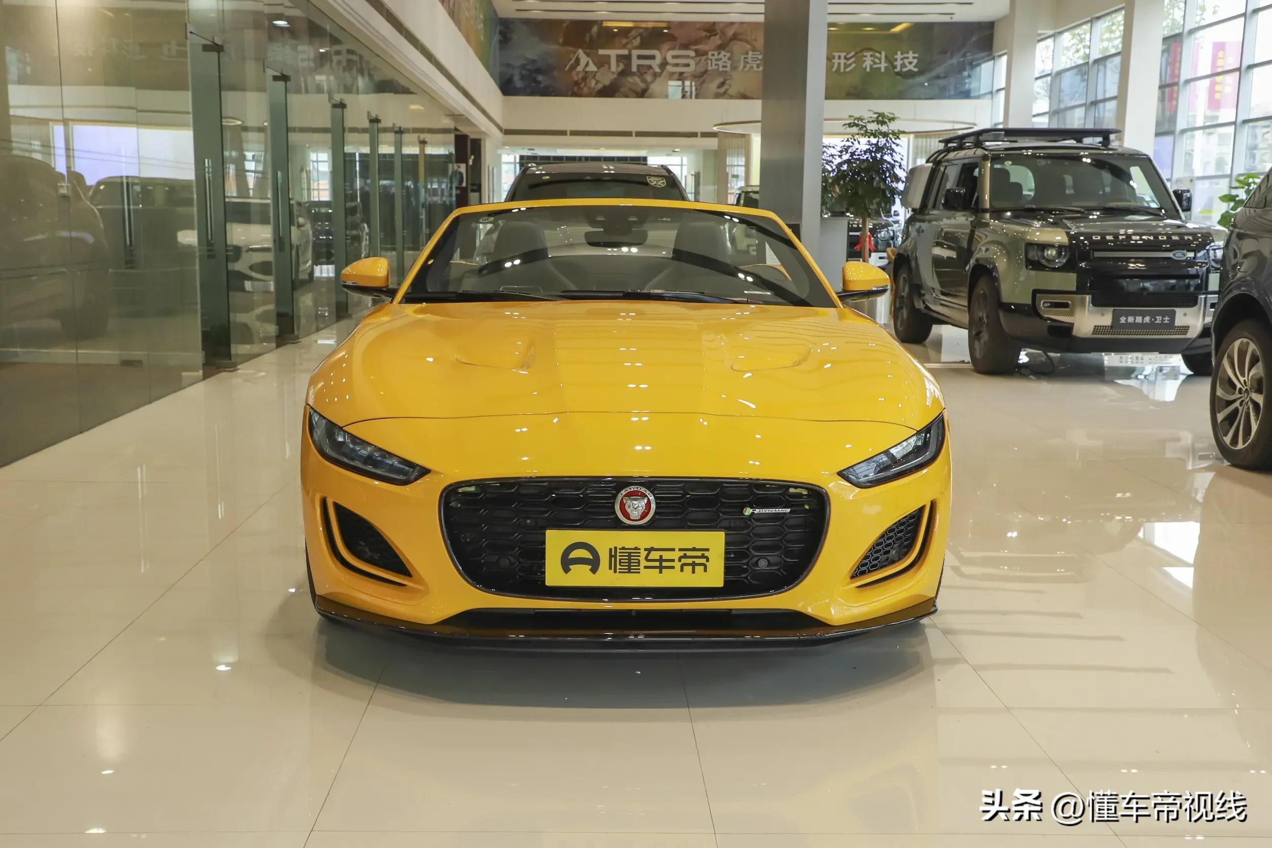 捷豹f-type2023款落地价,捷豹f-type2022款硬顶敞篷展示