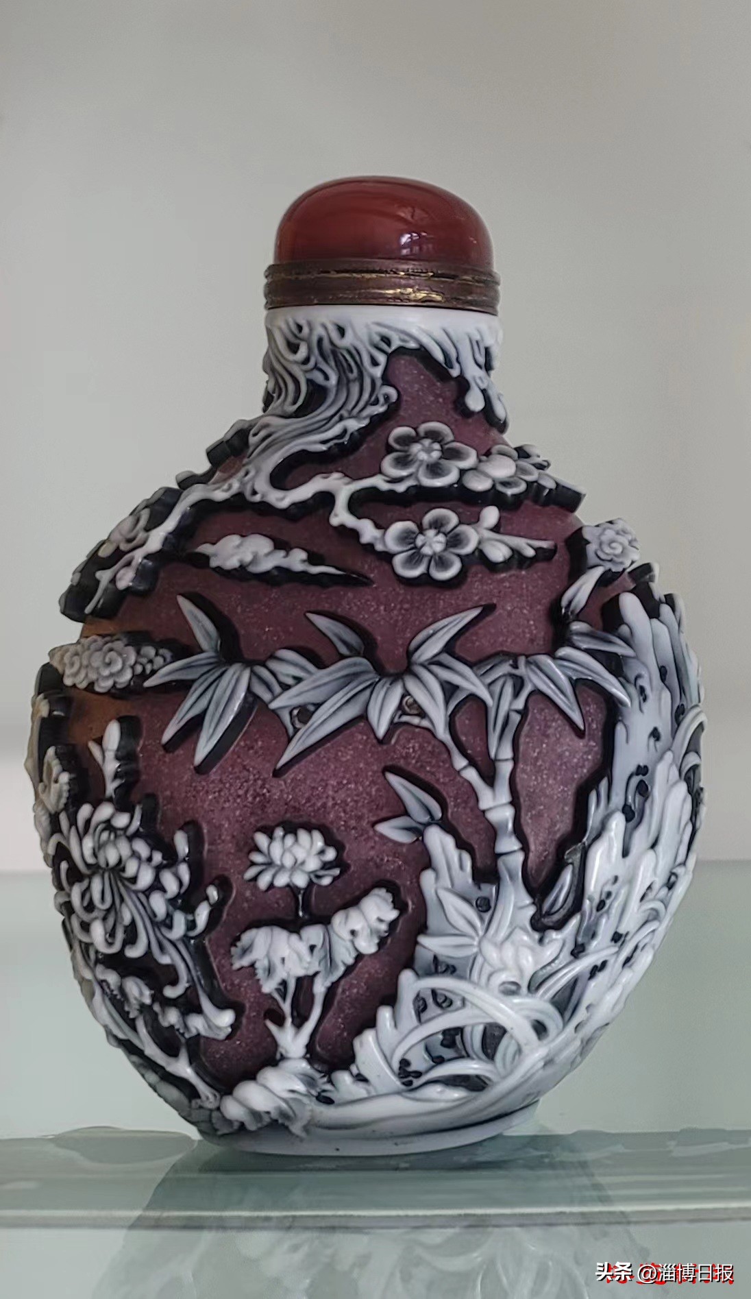 山东淄博小鼻烟壶,淄博传统手工艺鼻烟壶