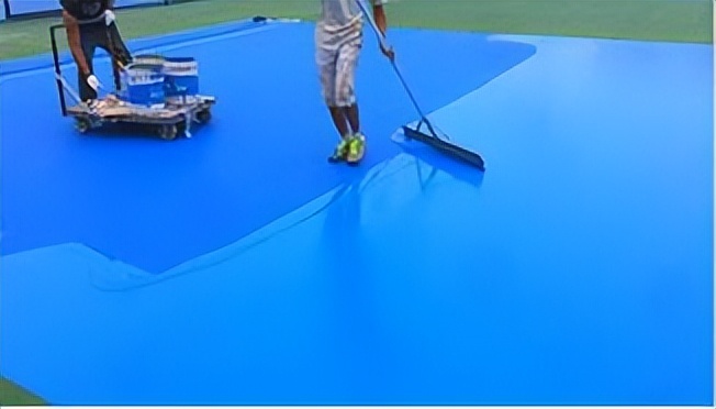 篮球场地面硅pu施工,篮球场地面硅pu施工流程