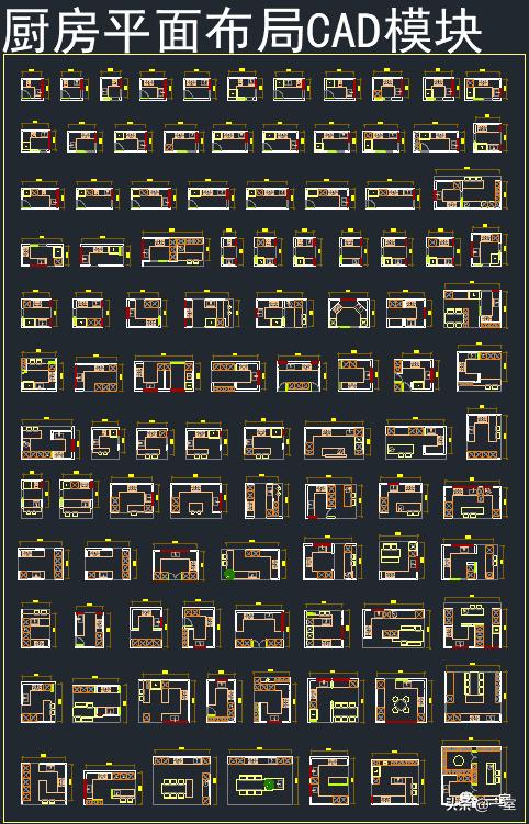 同事10分钟做完全屋平面布局,竟是因为有了这500套CAD模块!