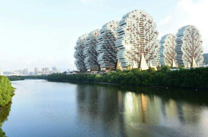 三亚地标建筑美丽之冠,三亚海边标志性建筑