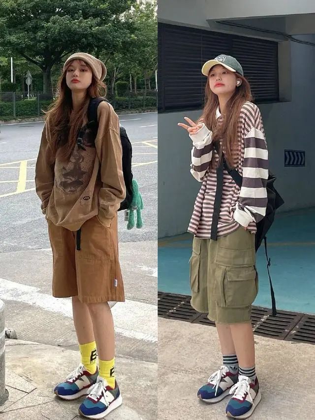 夏季穿短裤搭配什么鞋子,夏季穿搭短裤选对了显瘦又显腿长