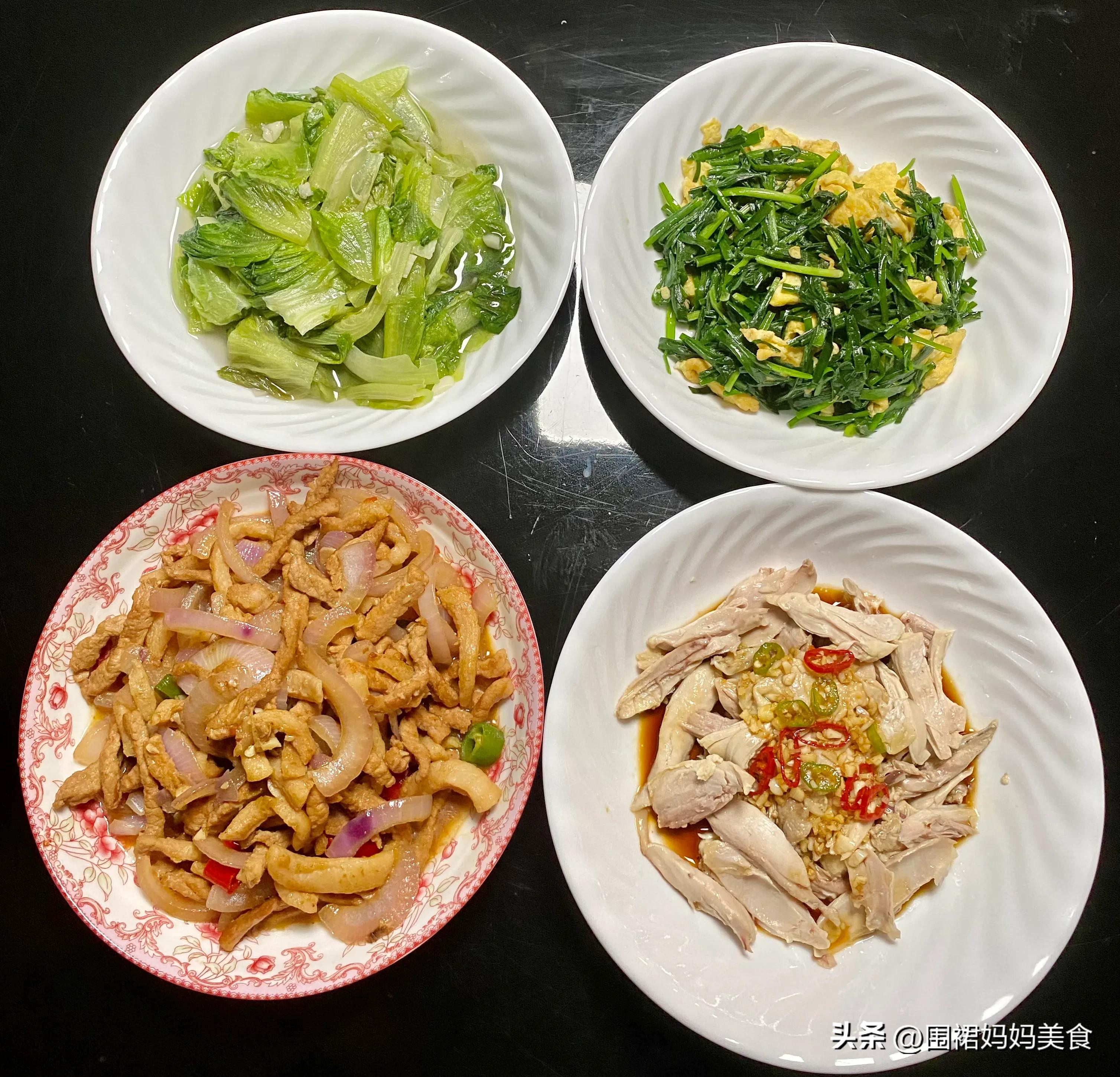 有钱没钱都要吃饭，分享6日晚餐24道菜，荤素搭配，营养美味，赞