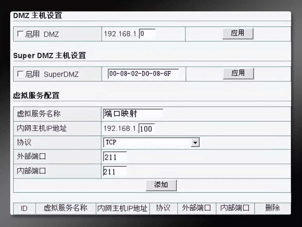领势路由器端口映射,路由器端口映射方法