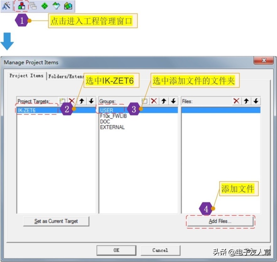 【STM32F103ZET6开发板】第1-5讲：使用标准库新建工程模板