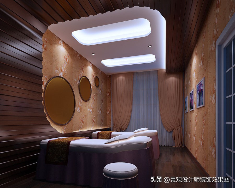 美容院设计效果视频,美容院装修风格案例图