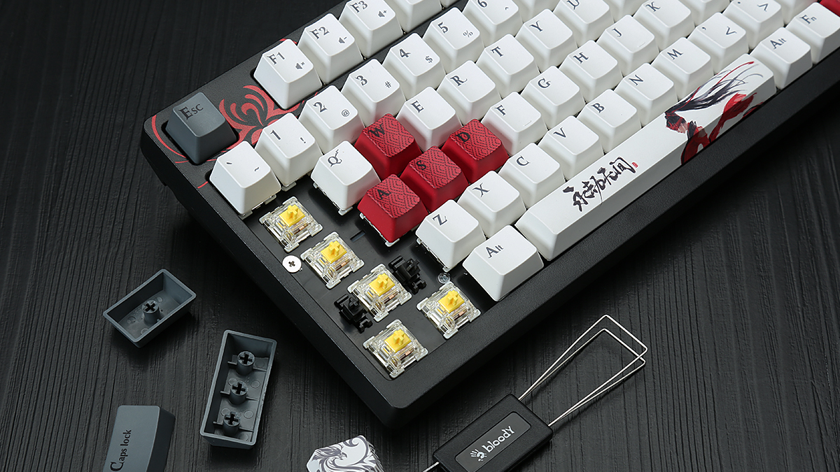 血手幽灵S98永劫无间联名版机械键盘评测：真爱粉必备品