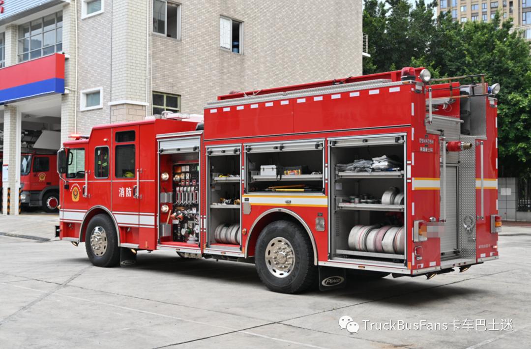 这就是美国“高级”消防车？详解豪士科FRGP4城市高供主战消防车