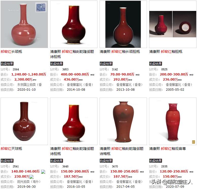 郎窑红釉瓷有什么特点,真正的郎窑红瓷器特征是