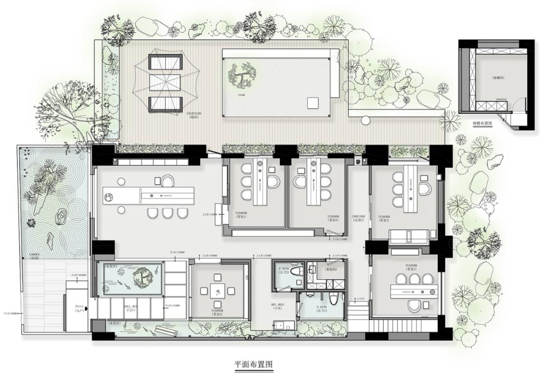 禅意美学与简约茶室,中式生活美学茶室