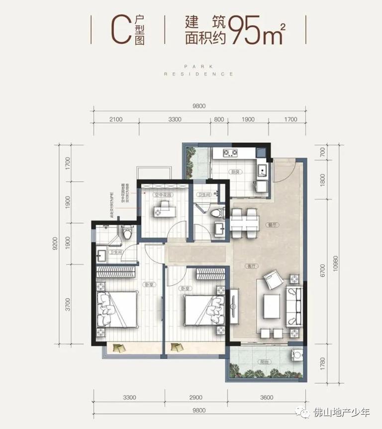 佛山万科朗润园93平米,顺德卓越万科朗润园房价