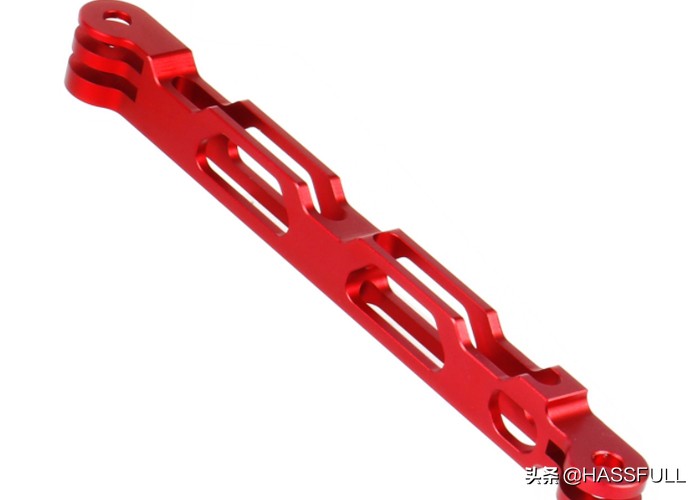 运动相机延长杆铝加工中心加工的时候总粘刀，烦死了