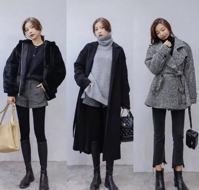 秋冬高级颜色穿搭,适合夏天穿的黑色系穿搭