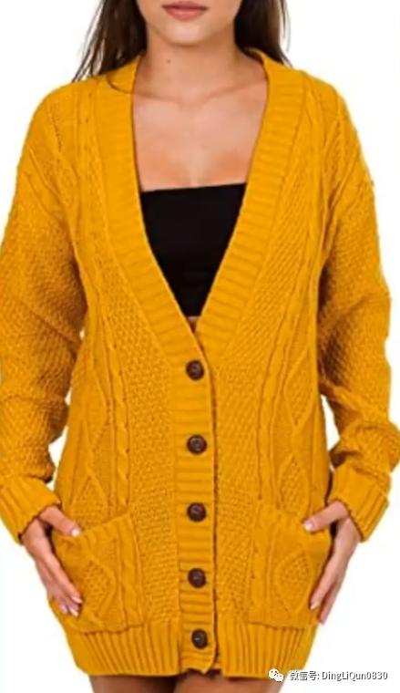 创意洋气针织开衫,针织外搭开衫中长款高档