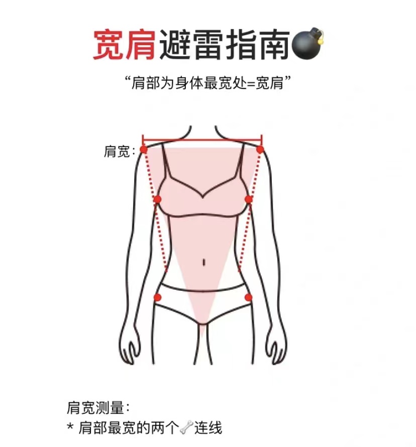 知道肩宽怎么算肩围,肩宽小个子穿搭避雷要点