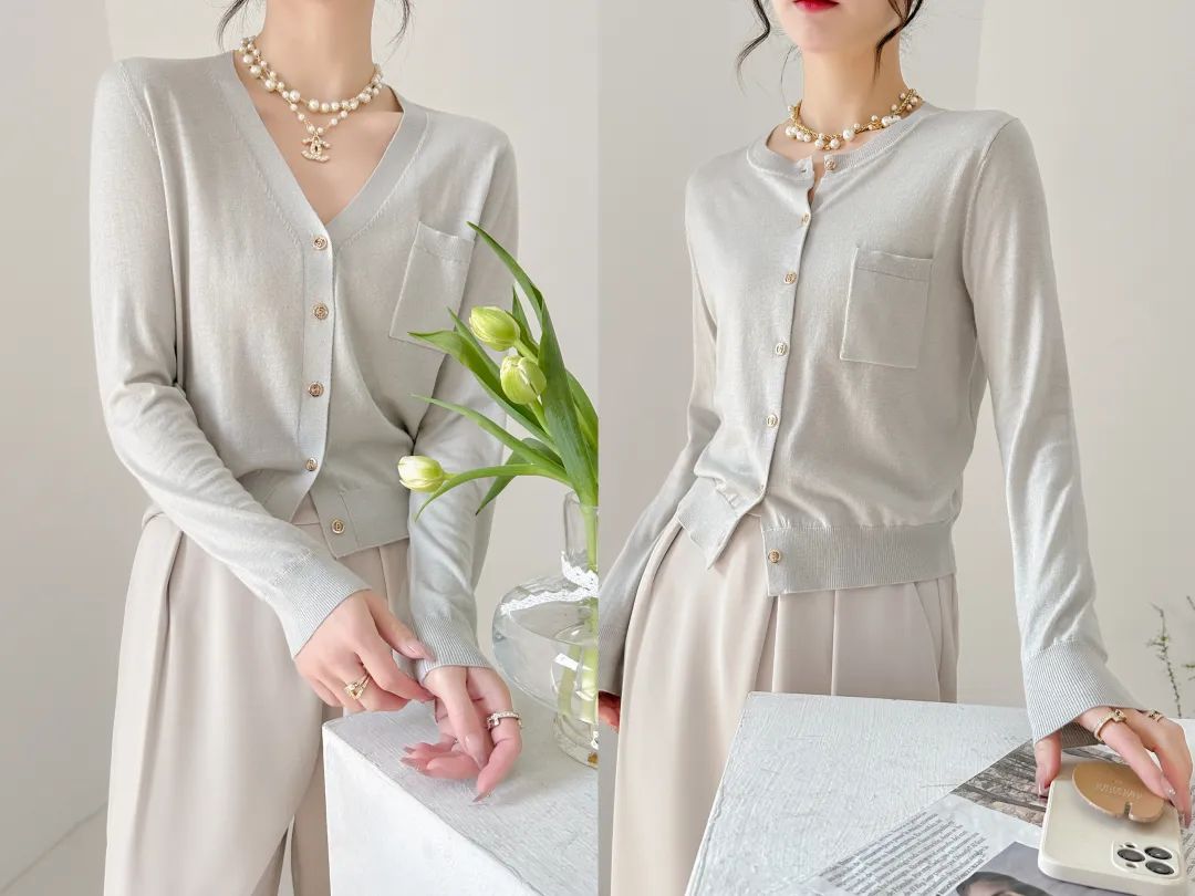 推荐一款低调又不失高级感的开衫,长款慵懒衬衫开衫有气质春季