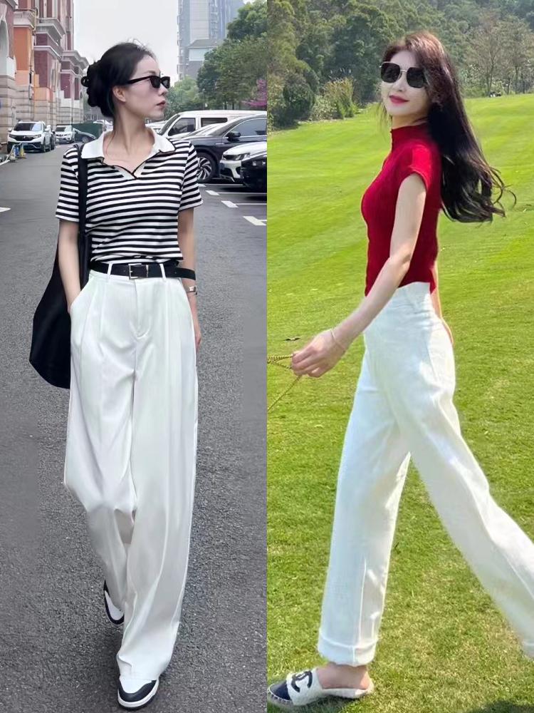 今年流行的白色裤子怎么搭配,白色裤子的多种穿搭方式