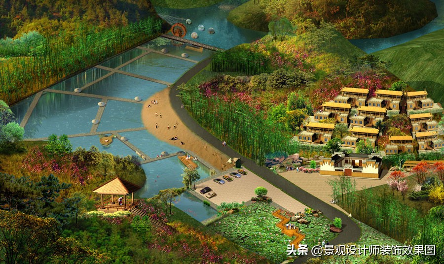 农家乐设计田园风,农家乐饭店设计案例效果图