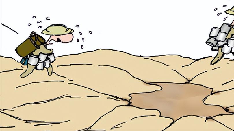 论统治卡通讽刺作为战壕文化叙事，如何描述士兵的抱怨和忍耐？