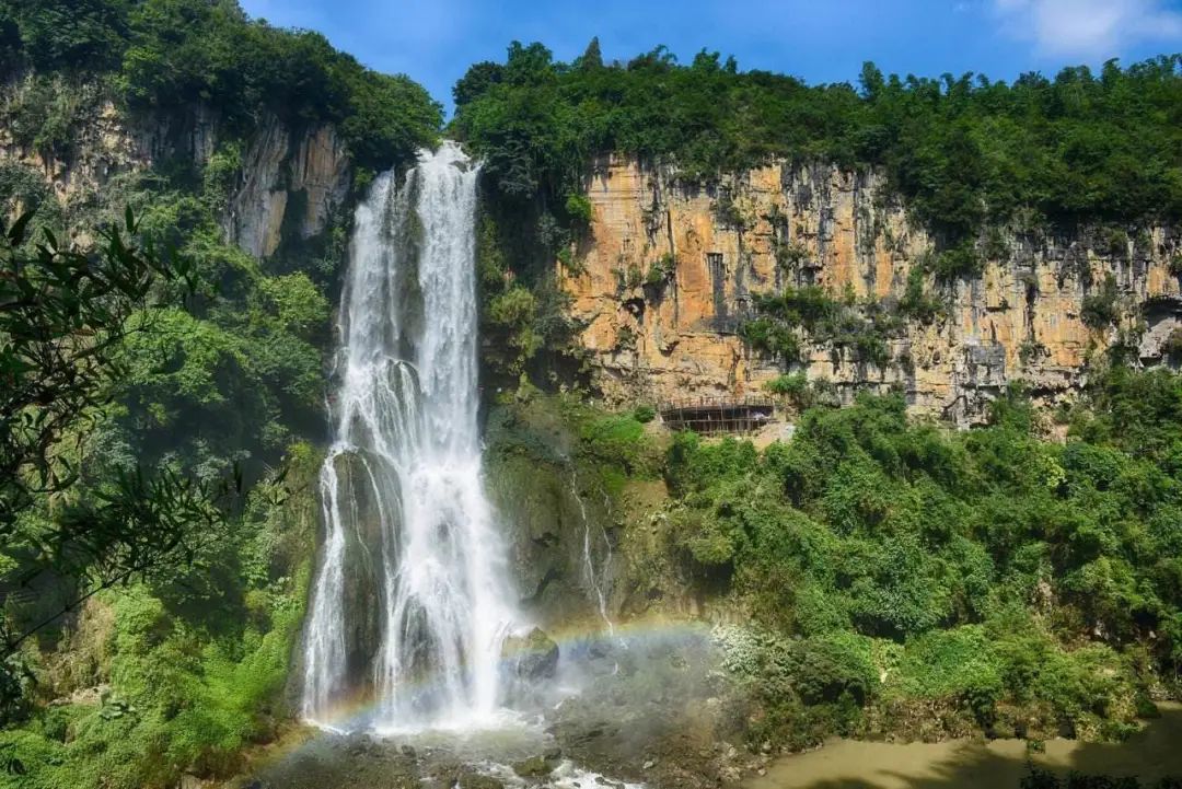 邂逅秋日贵州,黔西南州马岭河峡谷大瀑布