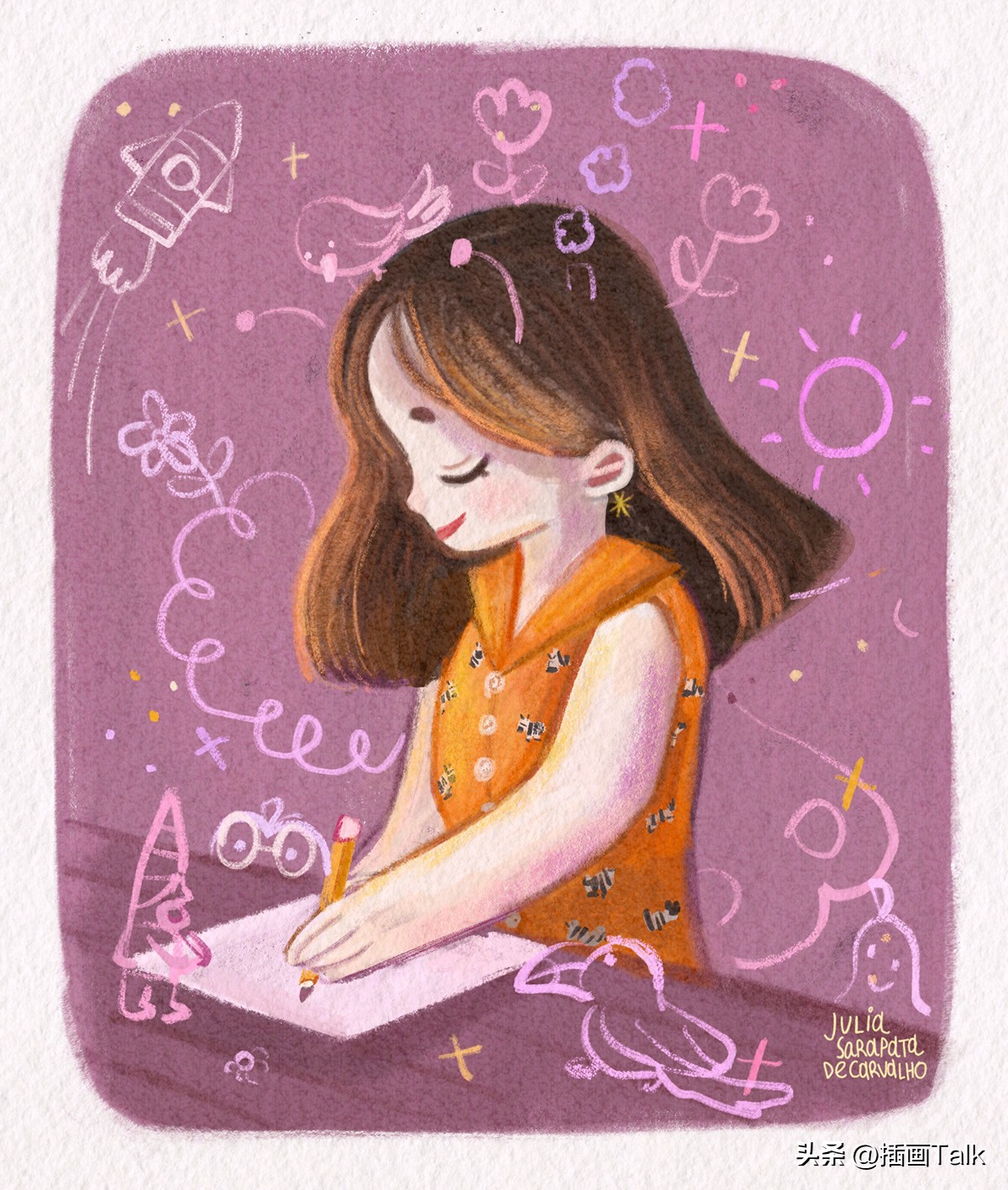 波兰插画师annarudak的所有画作,法国插画师插画作品