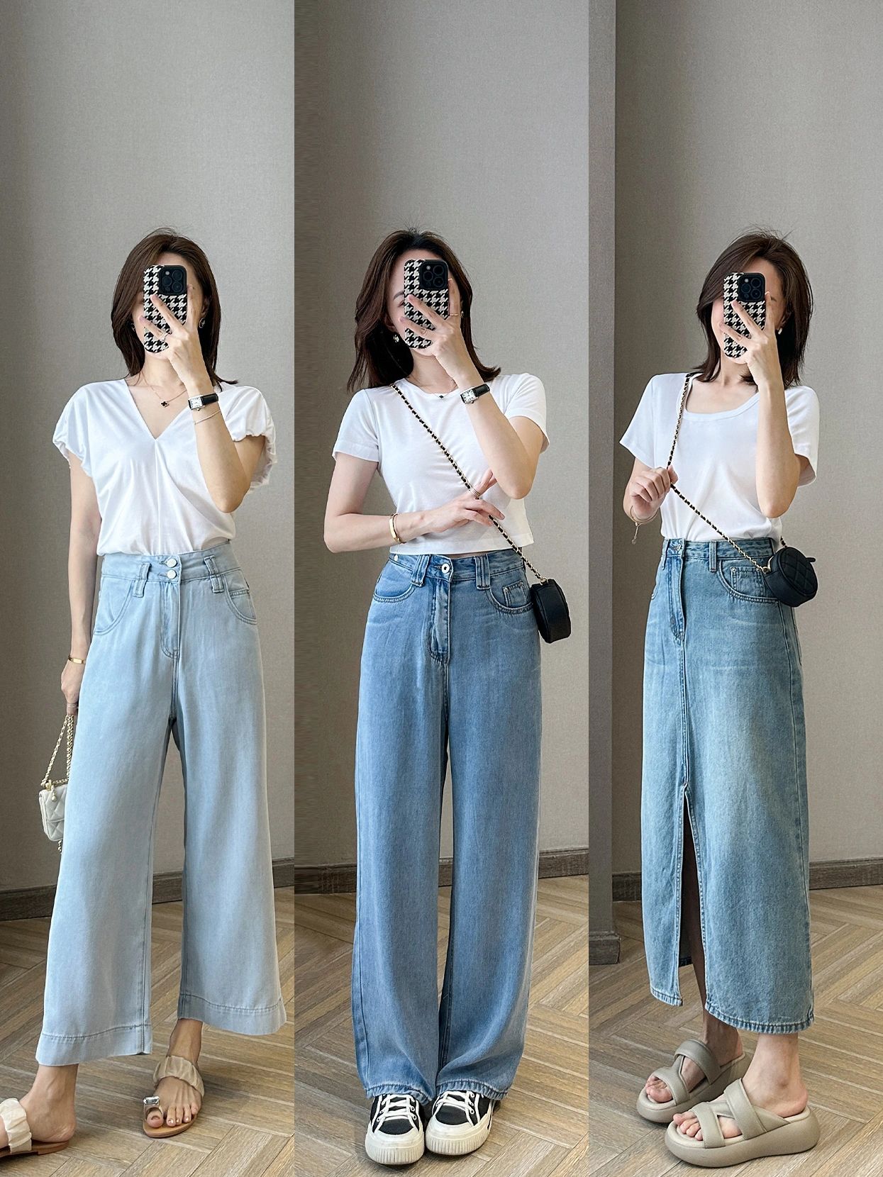 夏季t恤小众高级感,夏季纯白t恤细节小众高级感