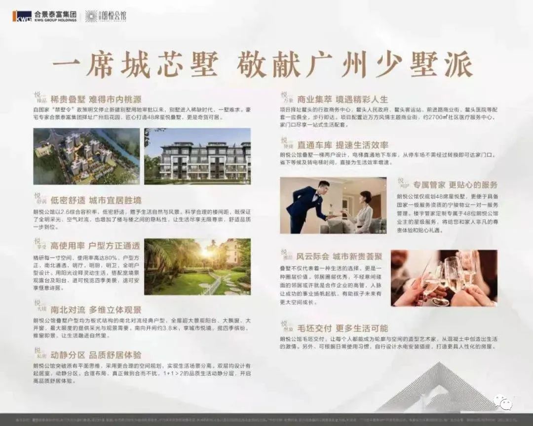 「合景朗悦公馆」70年产权住宅，总价64万买精装三房134方叠墅