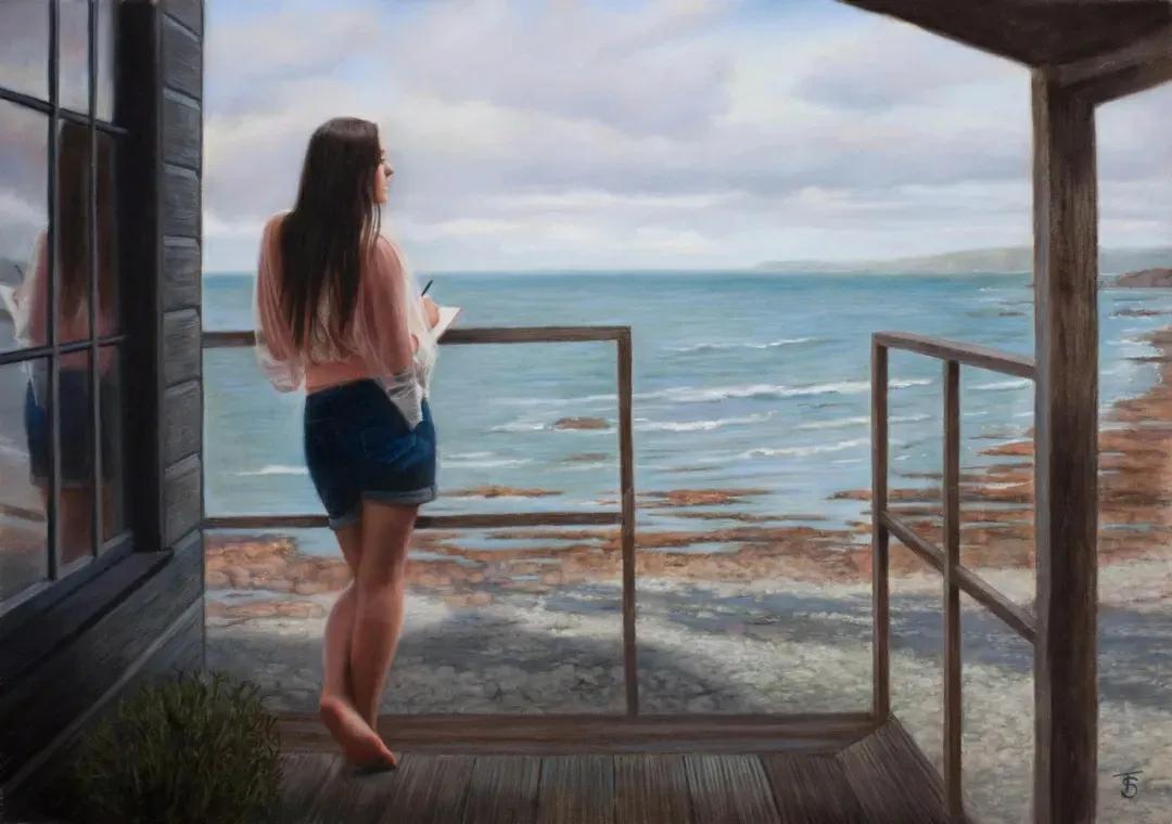 国外当代超写实艺术作品,西方油画大师笔下的绝世美人