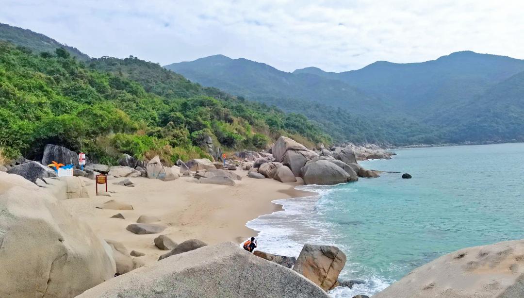 深圳大鹏比较干净的海滩,深圳大鹏半岛海滩