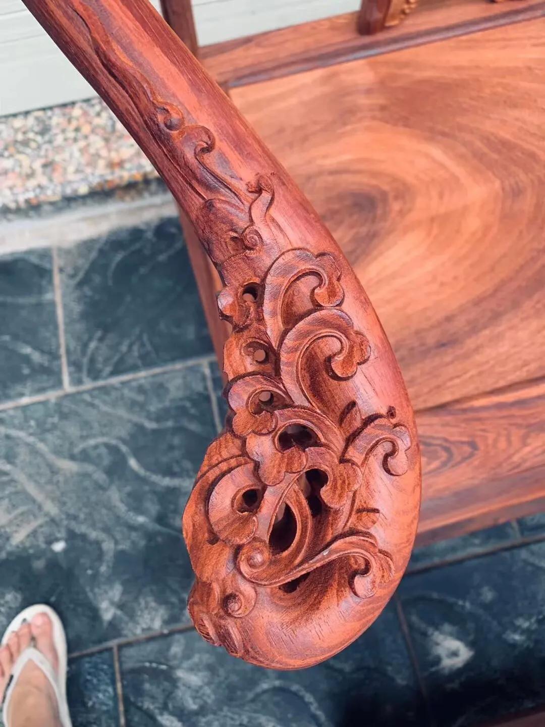 缅甸花梨木黑红老料皇宫椅三件套,缅甸花梨黑红料皇宫椅价格