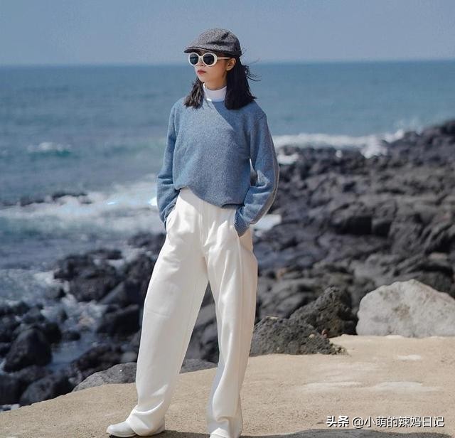 三木穿搭牛仔服,跟着三木学白色裤子穿搭