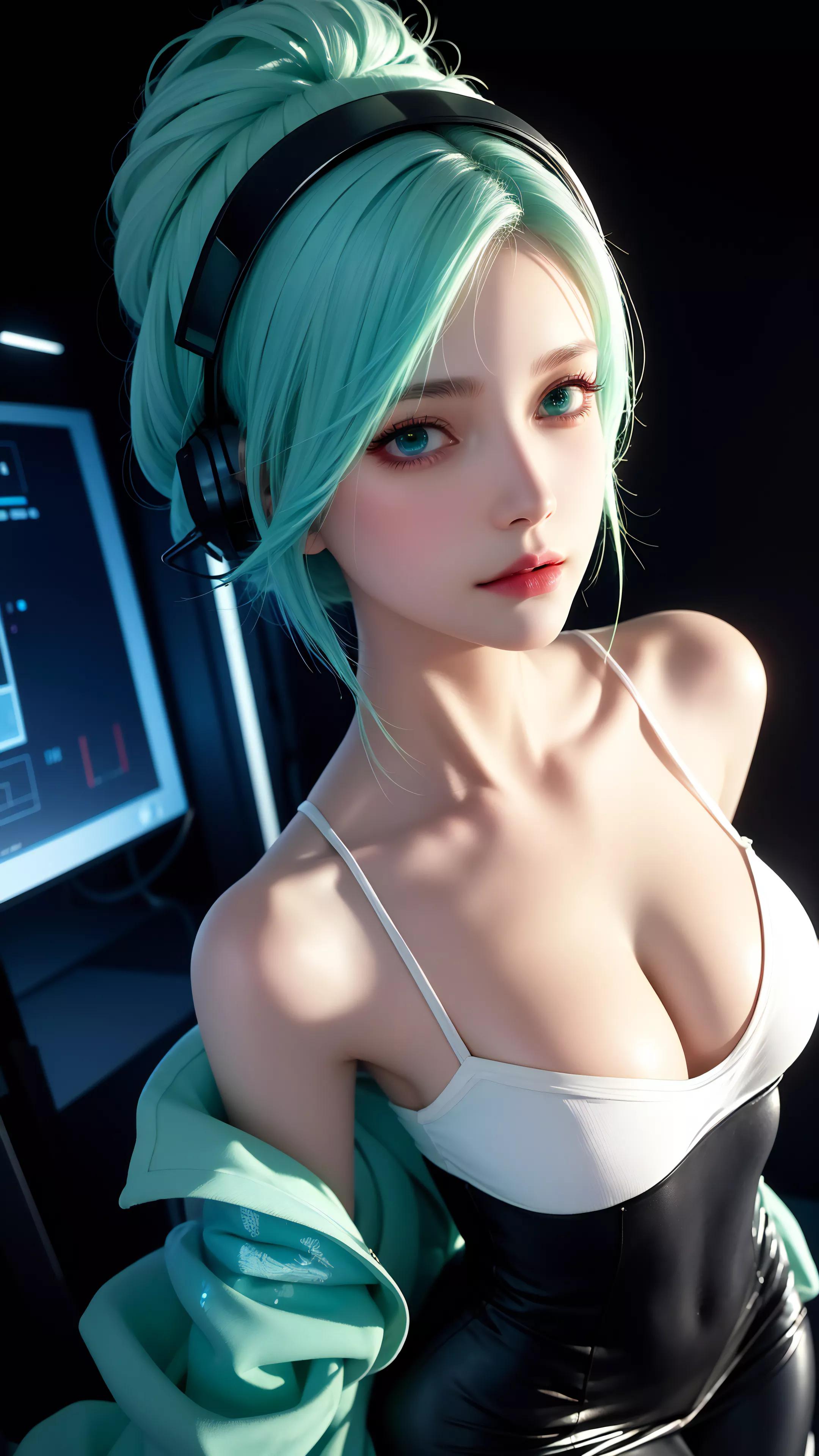 ai绘图古风少女第1期,ai绘图电竞少女精美图集