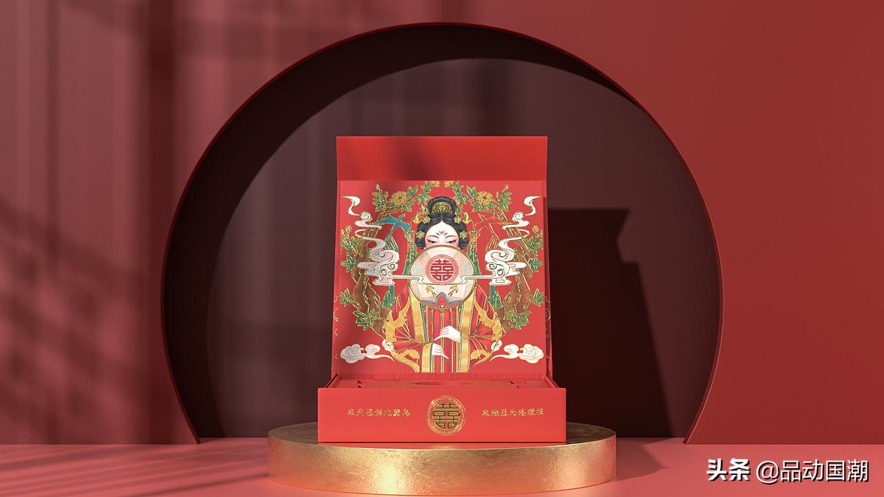 国潮美妆8件套,国潮风尚彩妆套7件套