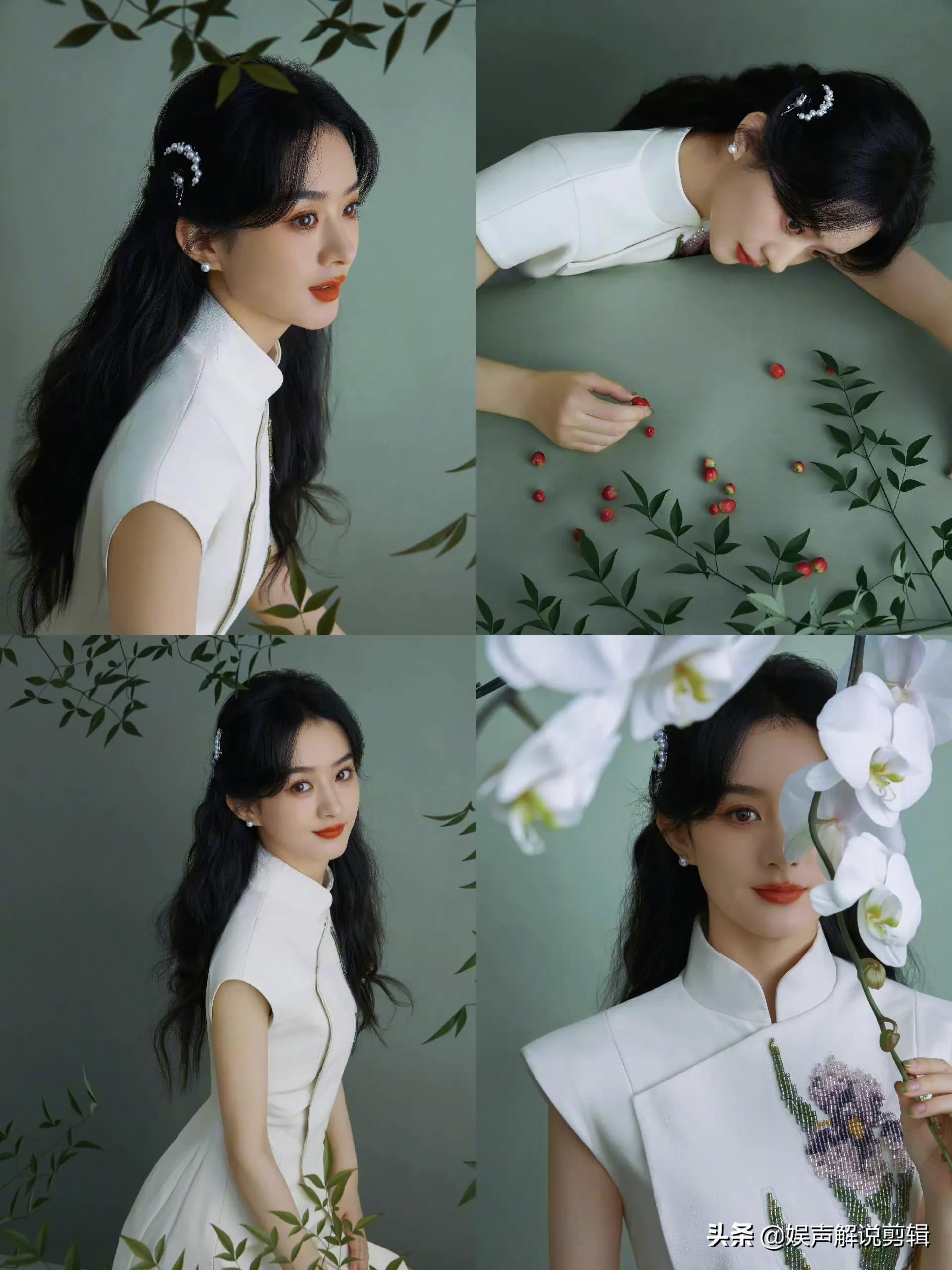 扛住了央视“照妖镜”,发胖的赵丽颖,打脸了那些说她整容的人