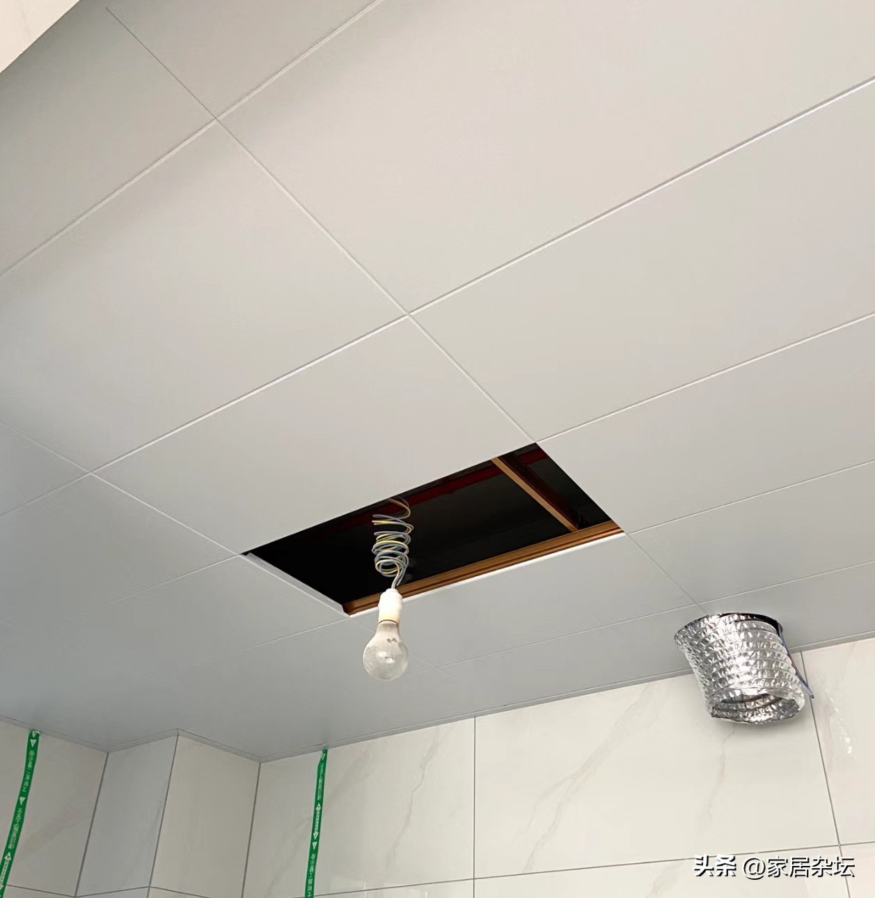 铝扣板吊顶不够整块,铝扣板吊顶不买浴霸可以吗