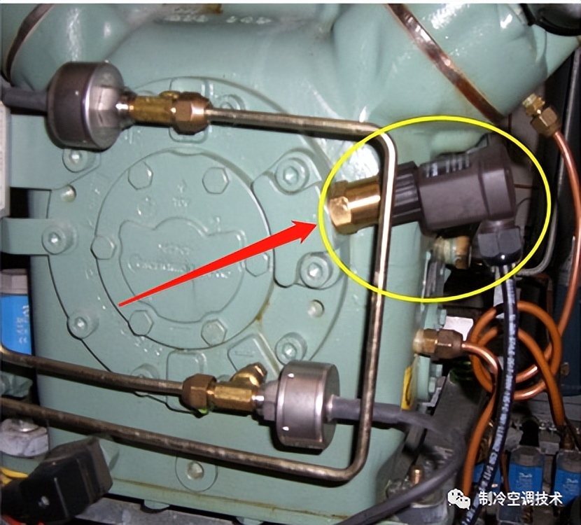 压缩机压差控制器调整,压缩机油压差控制器接线图