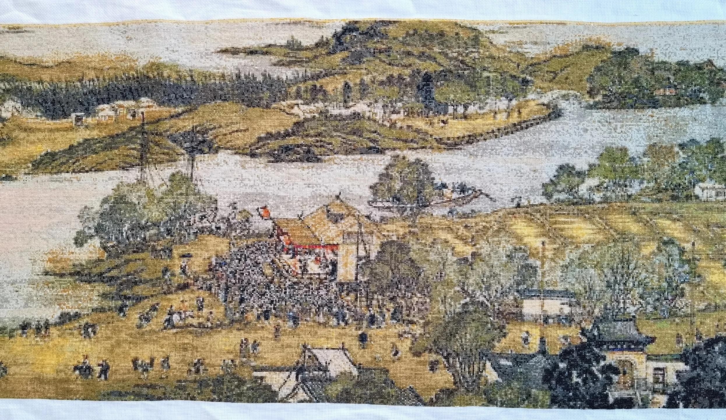 清明上河图十字绣值多少钱,清明上河图全图十字绣价格